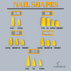 press on nail shapes 