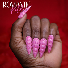  Pink Crocodile Valentines Day Nail Design Press On Nails