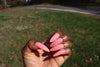 Pink Press On Nails