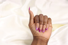  Purple French Tip Press On Nails